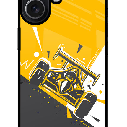 Track King iPhone 17 Glass Case