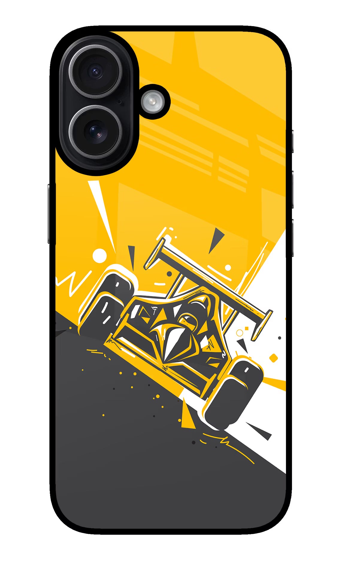 Track King iPhone 17 Glass Case Back Cover by Casekaro