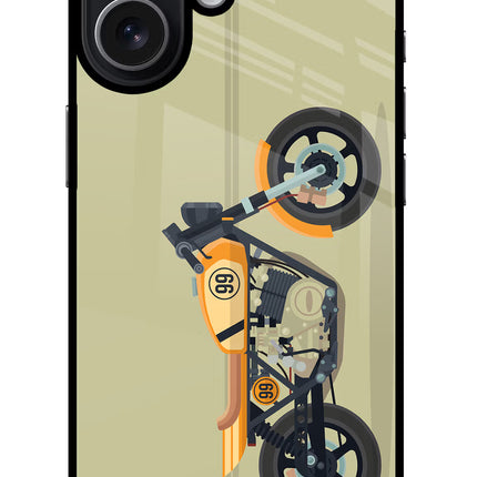Vertical Speedster iPhone 17 Glass Case