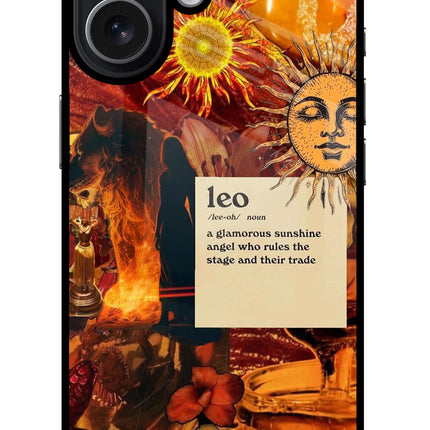 Leo Zodiac iPhone 17 Glass Case
