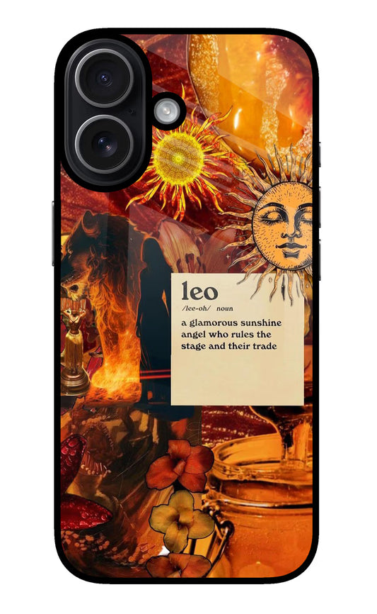 Leo Zodiac iPhone 17 Glass Case