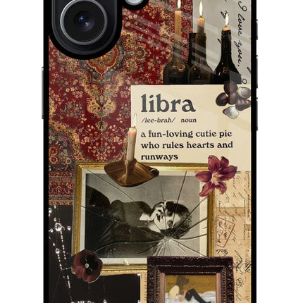 Libra Zodiac iPhone 17 Glass Case