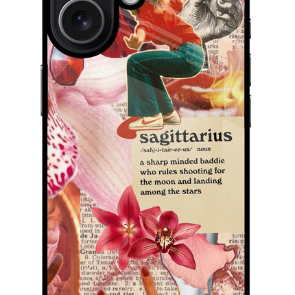 Sagittarius Zodiac iPhone 17 Glass Case