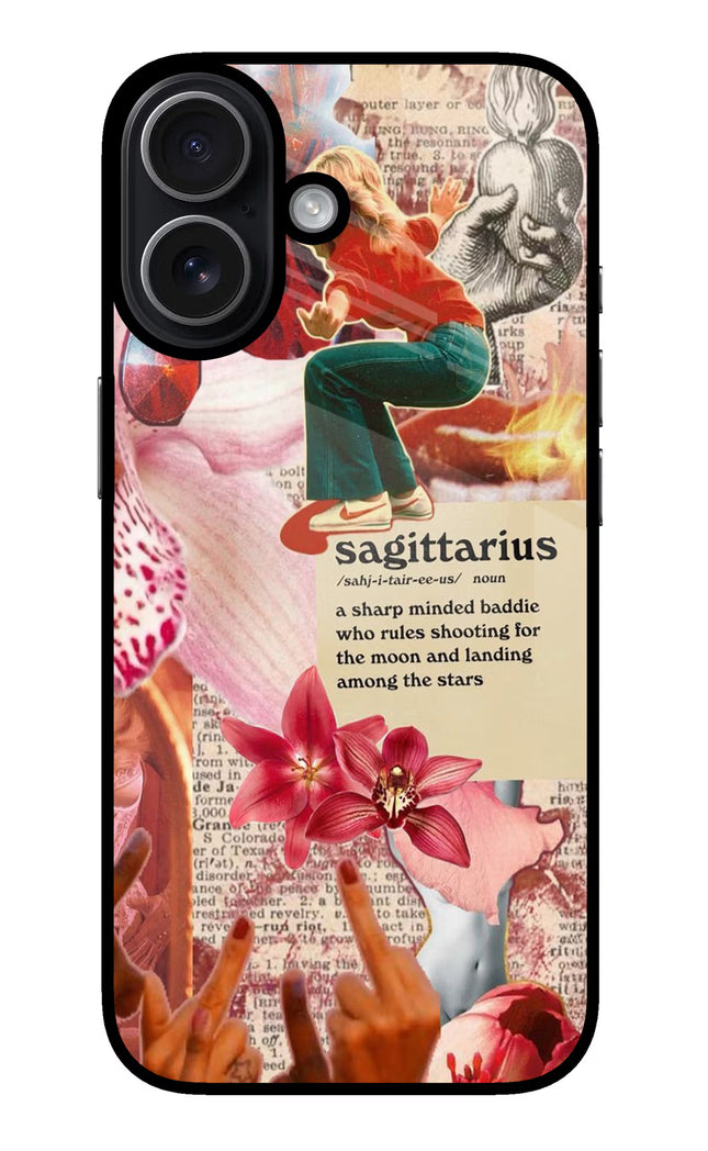 Sagittarius Zodiac iPhone 17 Glass Case