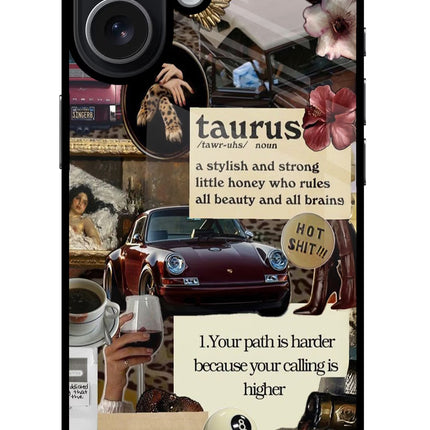 Taurus Zodiac iPhone 17 Glass Case