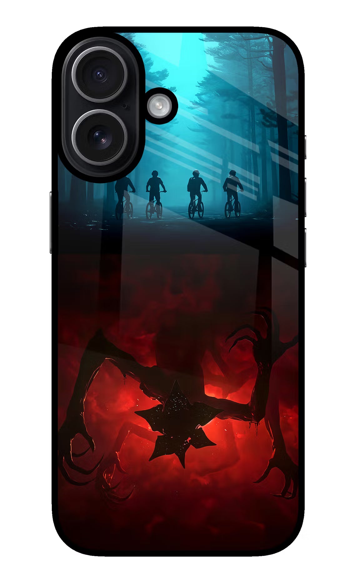 Ordinary Things Downside Up iPhone 17 Glass Case Back Cover by Casekaro