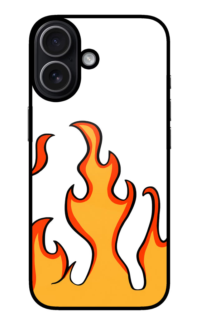 Fired Up – White iPhone 17 Glass Case