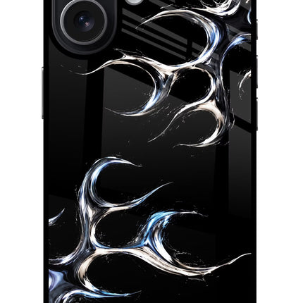 Chrome Tribal iPhone 17 Glass Case