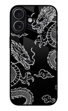 Twin Dragons iPhone 17 Glass Case