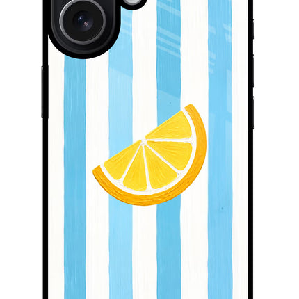 Summer Lemon iPhone 17 Glass Case