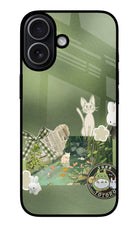 Aesthetic anime iPhone 17 Glass Case