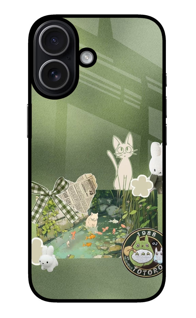 Aesthetic anime iPhone 17 Glass Case