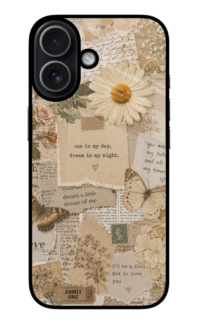 Vintage case iPhone 17 Glass Case