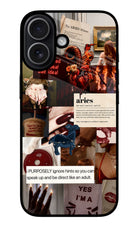 Zodiac Aries iPhone 17 Glass Case