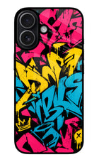 Graffiti Vibe iPhone 17 Glass Case