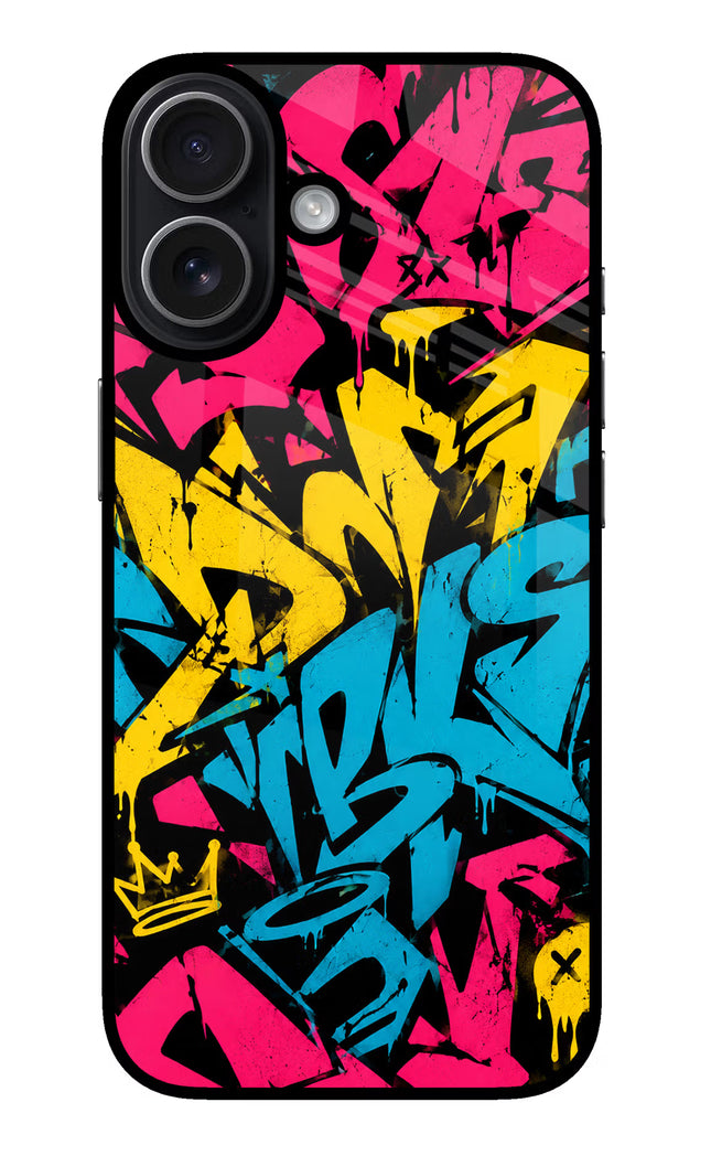 Graffiti Vibe iPhone 17 Glass Case