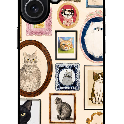 Mirror Cats iPhone 17 Glass Case