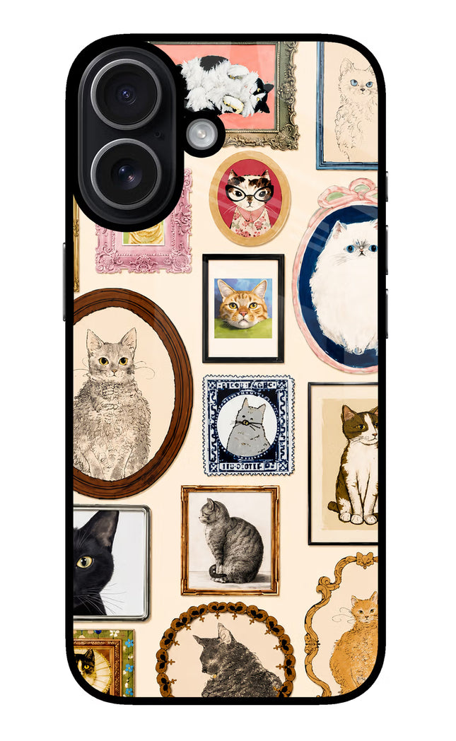 Mirror Cats iPhone 17 Glass Case