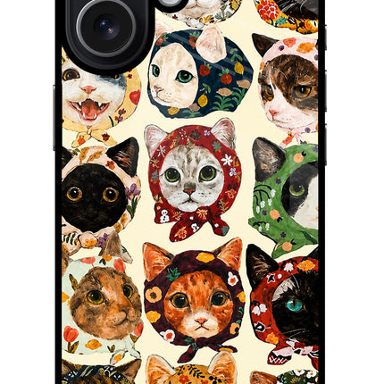 Cool Cat iPhone 17 Glass Case