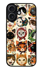 Cool Cat iPhone 17 Glass Case