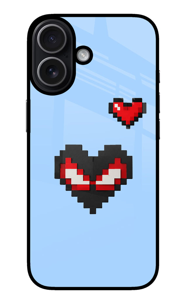 Peter Heart iPhone 17 Glass Case