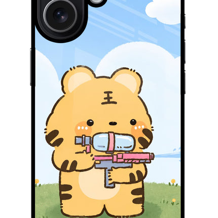 Tiger Treat iPhone 17 Glass Case