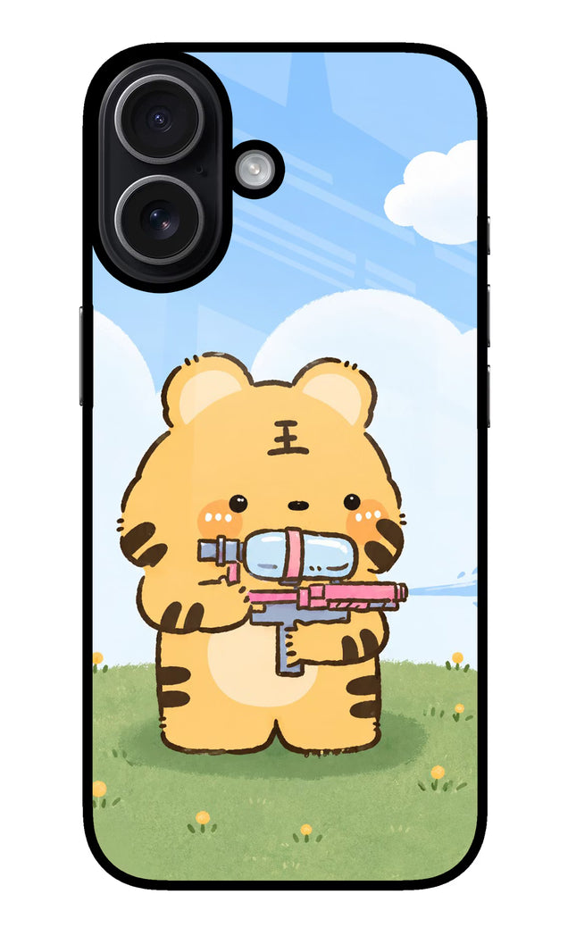 Tiger Treat iPhone 17 Glass Case