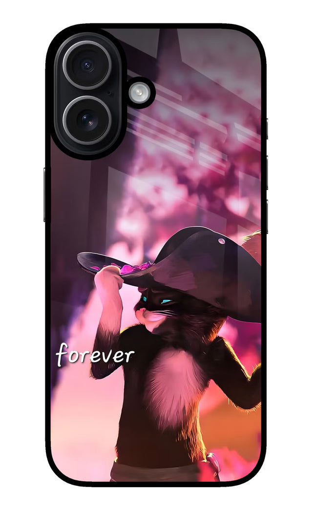 Forever Cat iPhone 17 Glass Case