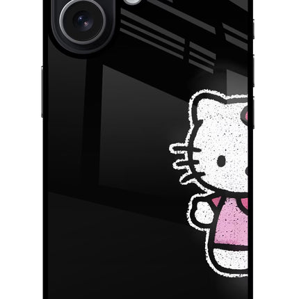 Kitty Charm iPhone 17 Glass Case