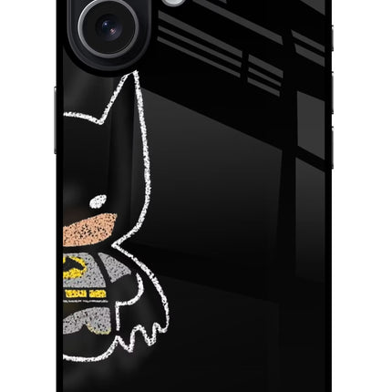Bat Kitty iPhone 17 Glass Case