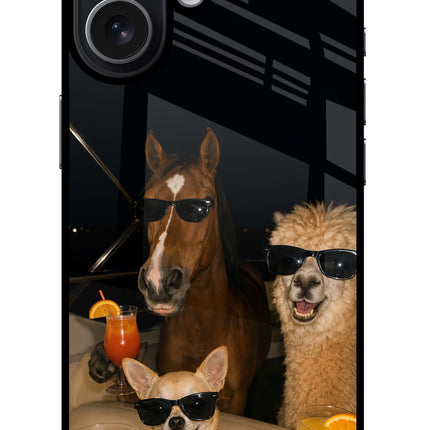 Party Squad iPhone 17 Glass Case