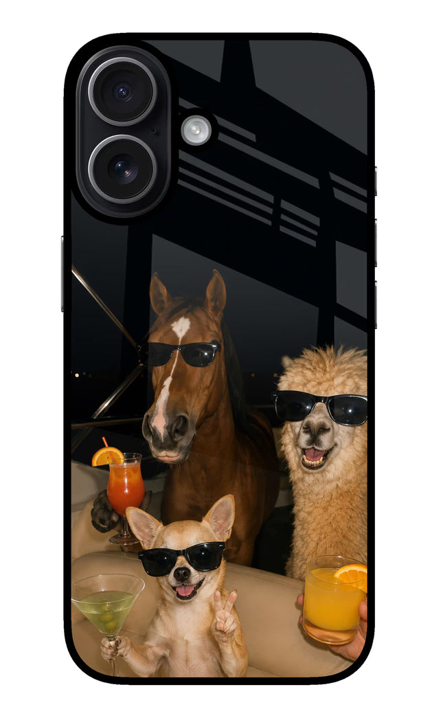 Party Squad iPhone 17 Glass Case