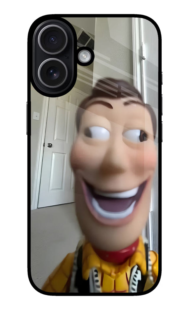 Side Eye Woody iPhone 17 Glass Case
