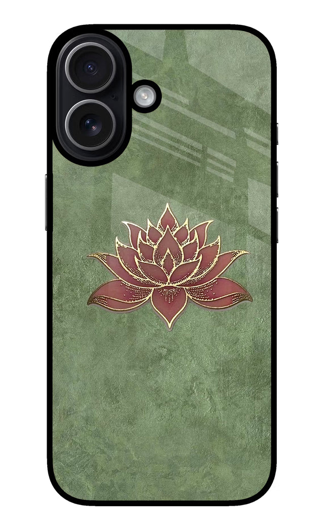Lotus Grace iPhone 17 Glass Case
