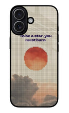 Pixel Sun iPhone 17 Glass Case