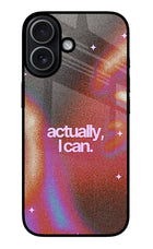 Pink Aura iPhone 17 Glass Case