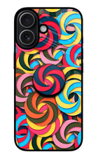 Spiral Pattern iPhone 17 Pop Case by Casekaro