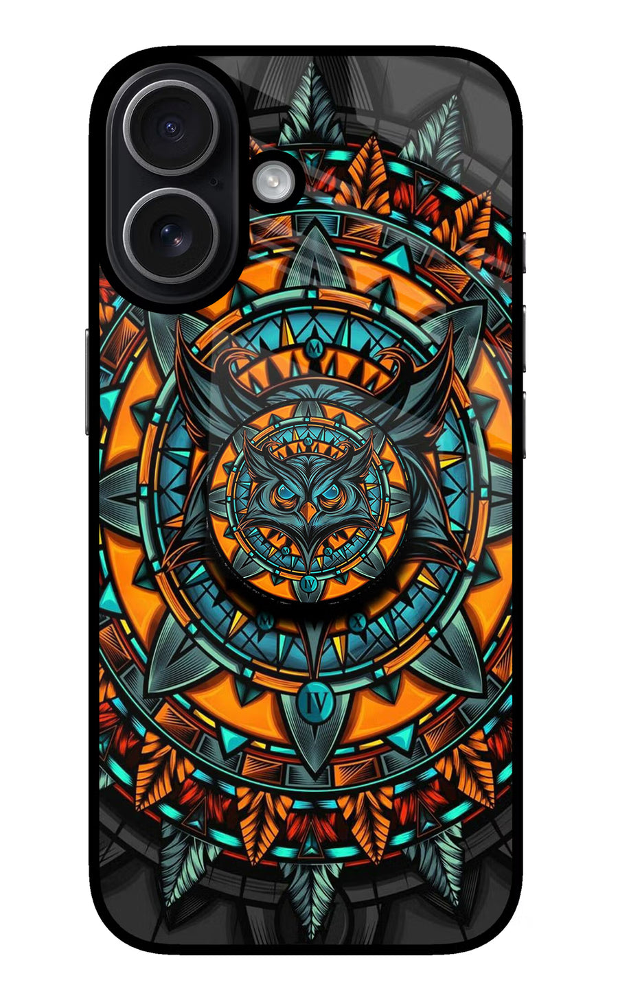 Angry Owl iPhone 17 Pop Case, Metal case