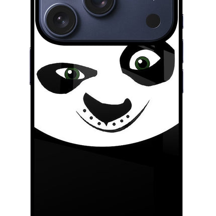 Panda iPhone 17 Pro Glass Case Back Cover by Casekaro