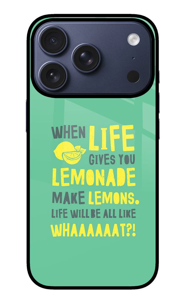 Quote iPhone 17 Pro Glass Case