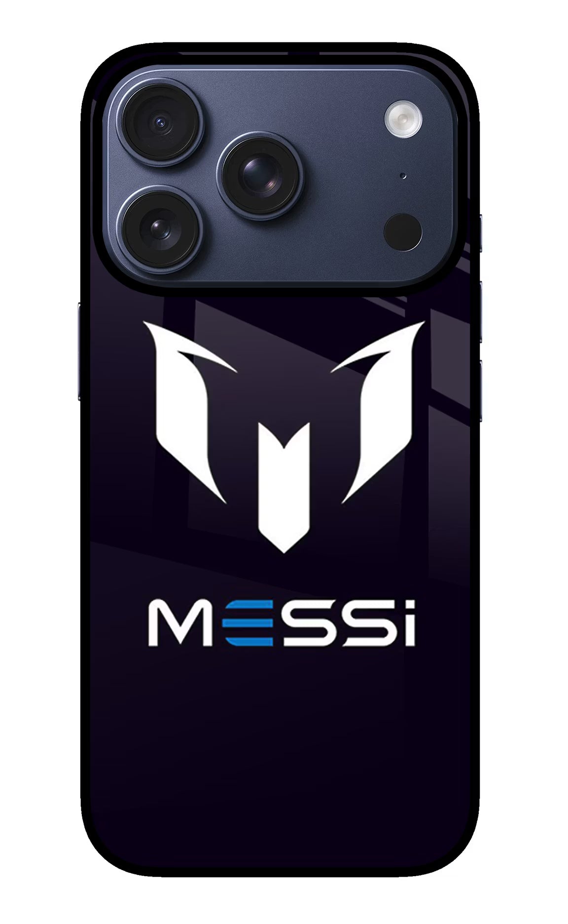 Messi Logo iPhone 17 Pro Glass Case
