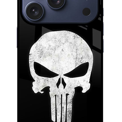 Punisher Skull iPhone 17 Pro Glass Case