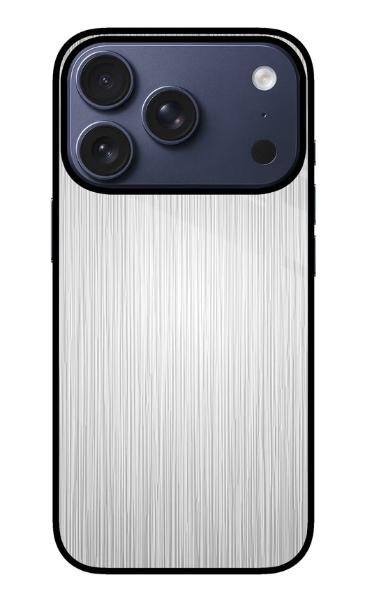 Wooden Grey Texture iPhone 17 Pro Glass Case