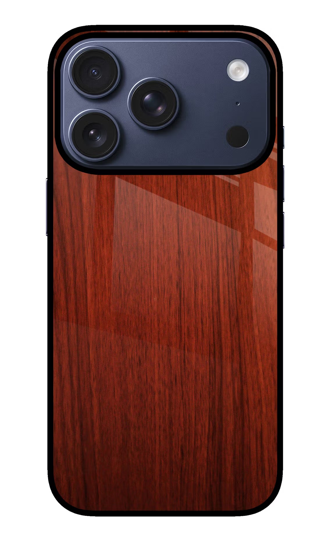 Wooden Plain Pattern iPhone 17 Pro Glass Case