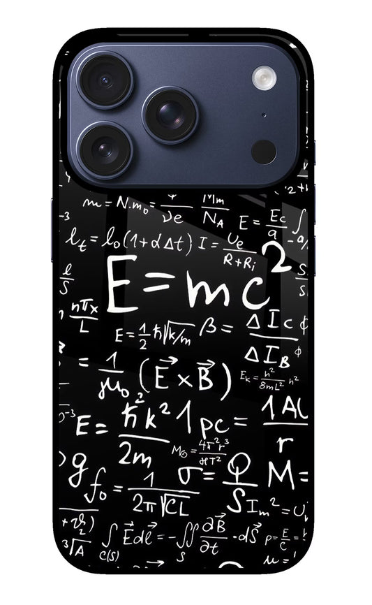 Physics Formula iPhone 17 Pro Glass Case