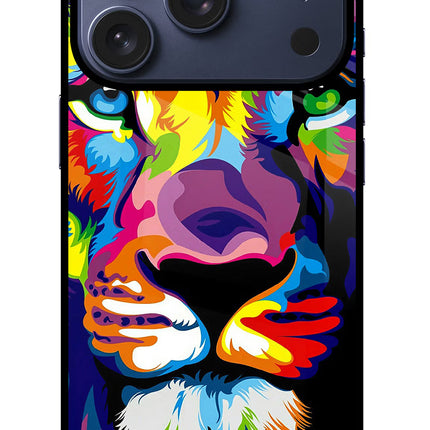 Lion iPhone 17 Pro Glass Case