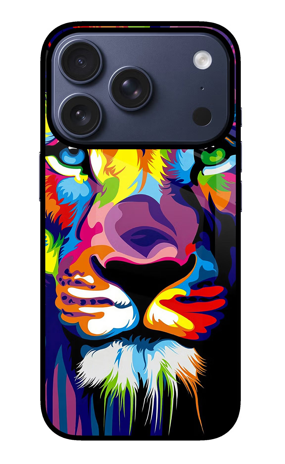 Lion iPhone 17 Pro Glass Case Back Cover by Casekaro