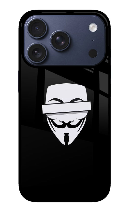 Anonymous Face iPhone 17 Pro Glass Case