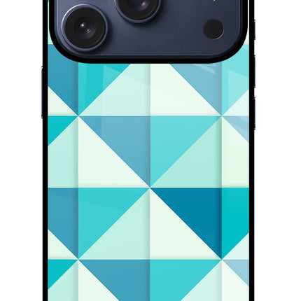 Abstract iPhone 17 Pro Glass Case Back Cover by Casekaro