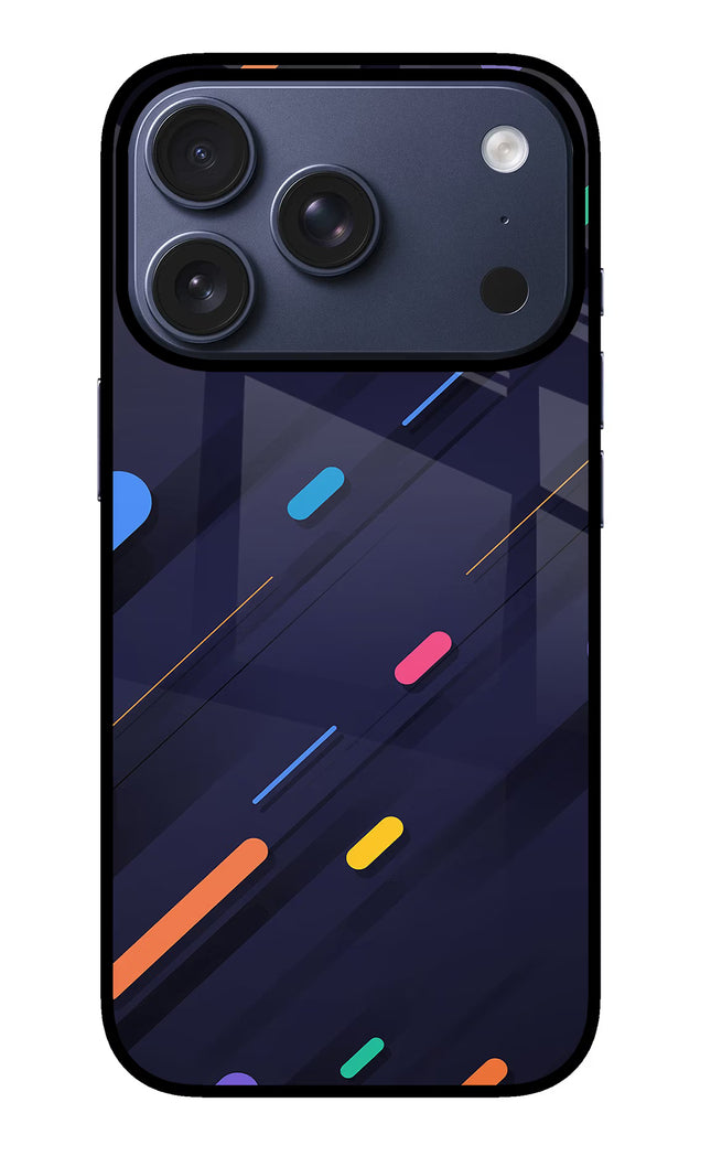 Abstract Design iPhone 17 Pro Glass Case